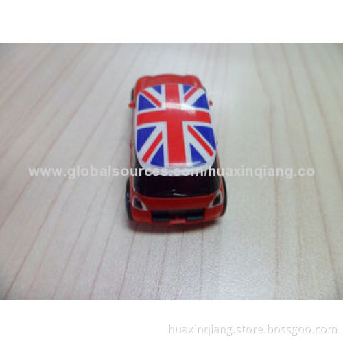 Car-shaped USB Card, 128MB to 64GB Capacity, 5-year Warranty